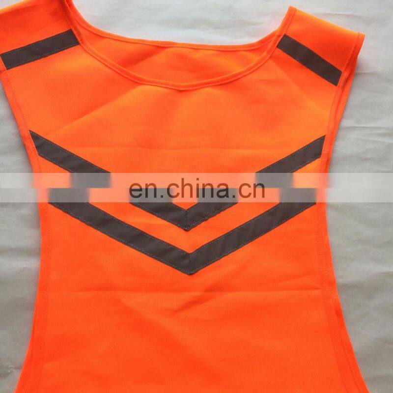 running safety vest reflective TC fabric