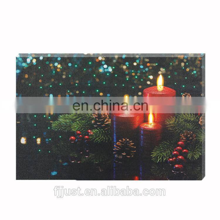 Natural fiber optic handmade painting by number