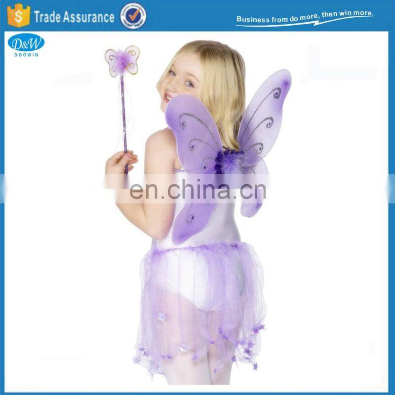 LT Pink Tinkerbell Fairy Wings Tutu Set for Girls Party Dressup