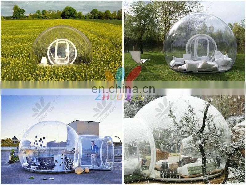 Transparent Dome Inflatable Air Bubble Ice Tent For Events