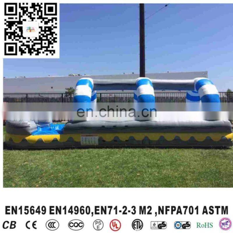 Blue pool inflatable waterslide modest pool inflatable ultra light water slide