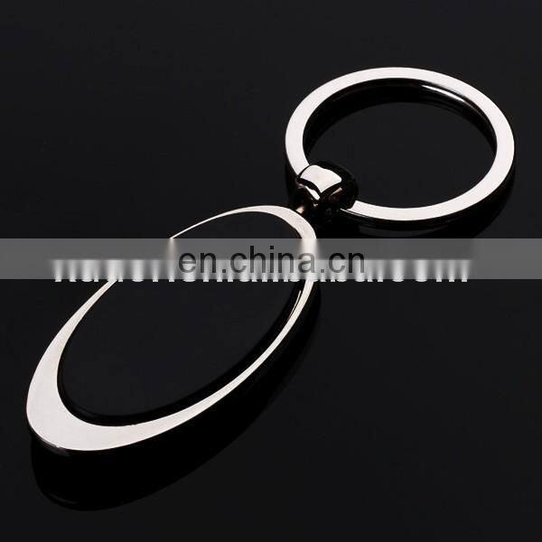 zinc alloy metal brand keychain car brand keychain oval brands keyring Guangzhou