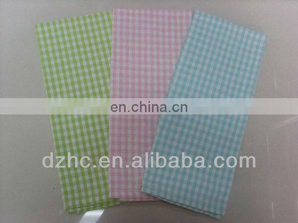 yarn dyed striped & checked kitchen towels,5 sets