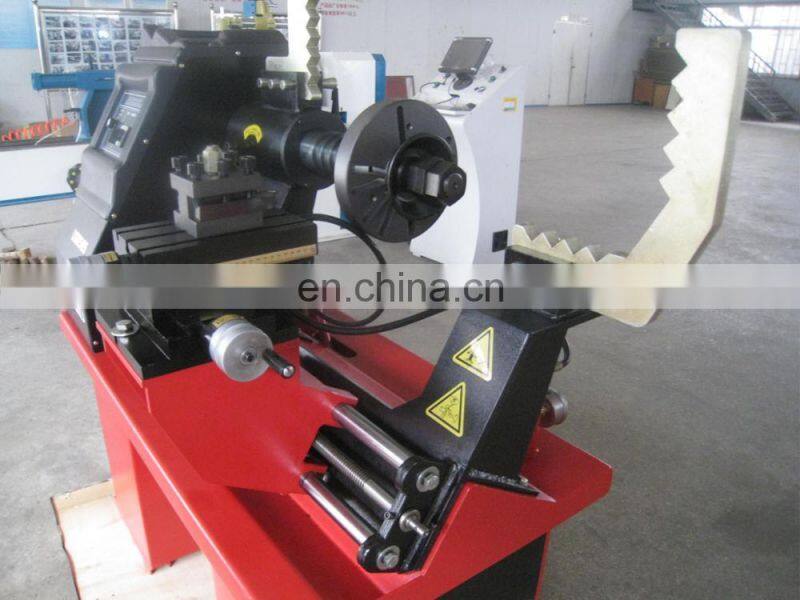 RSM585 china rim straightening machine with lathe and polishing