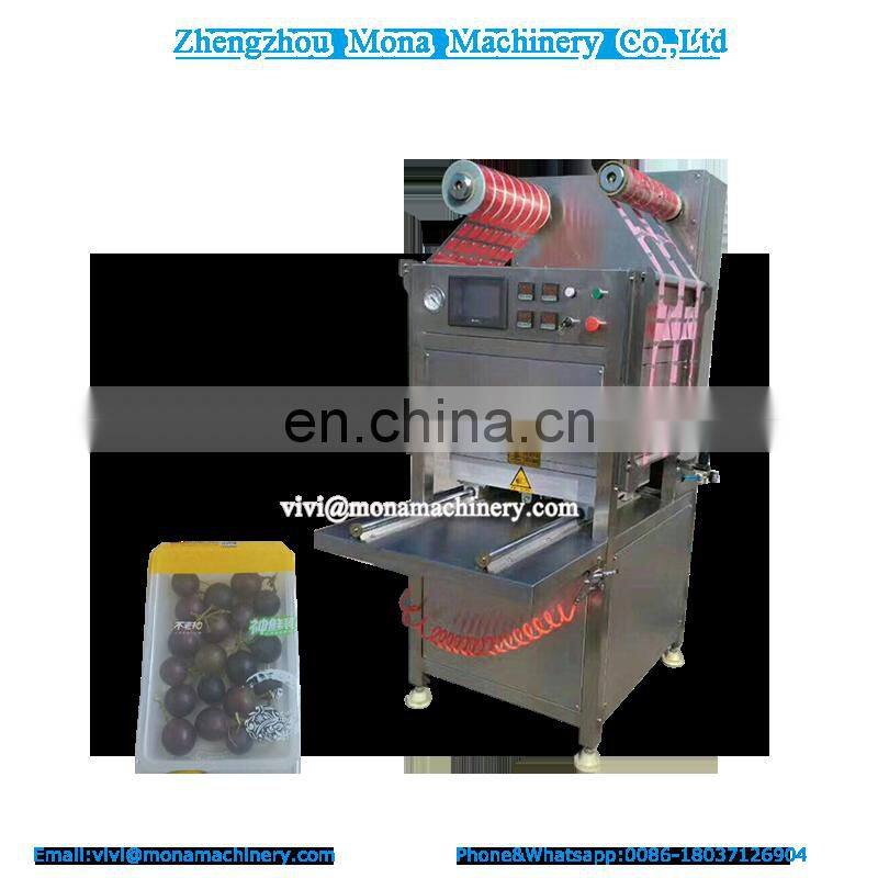 map Compartment Tray Vacuum Gas Flushing Sealing Machine