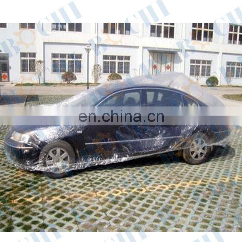 Disposable transparent and new PE material car full cover