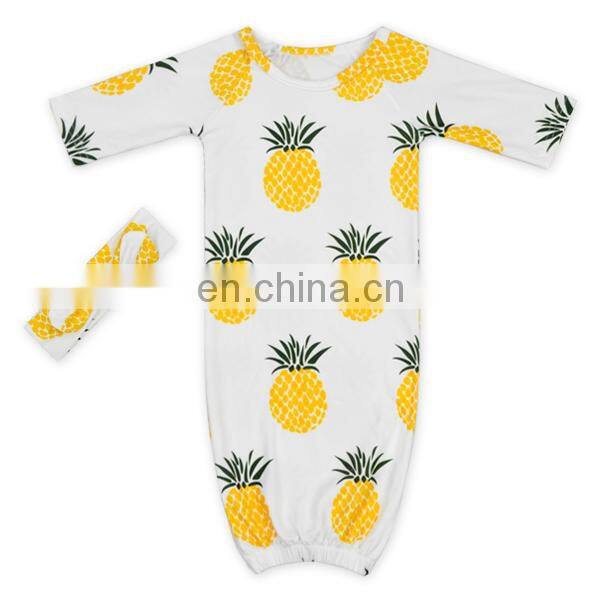 Toddler Adorable Many Colors Printed Wholesale Newborn Sleeping Bag Clothes Stylish Baby Girls Sleeping Gown