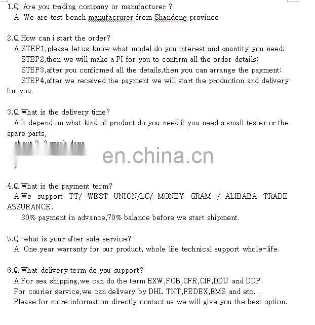 12PSM mini type low price high quality used electrical ldiesel fuel injection injector pump calibration test bench