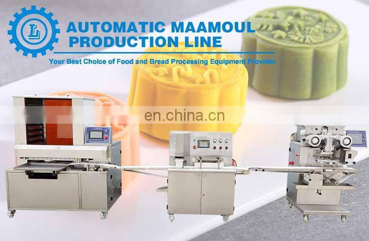 Good quality Automatic Mooncake Encrusting Machine / Maamoul Forming Line