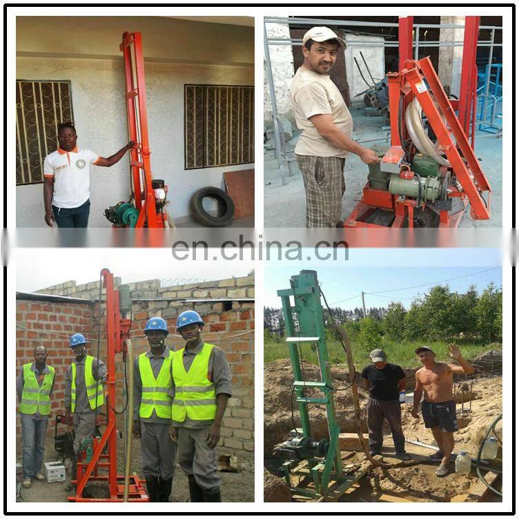 China export small portable mini bore well drilling machine with good price