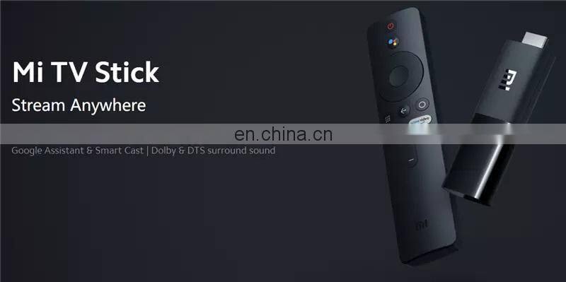 Global Version Mi TV Stick Android 4 K HDR 1GB RAM 8GB ROM Bluetooth 4.2 Mini TV Dongle Xiaomi Mi TV Stick