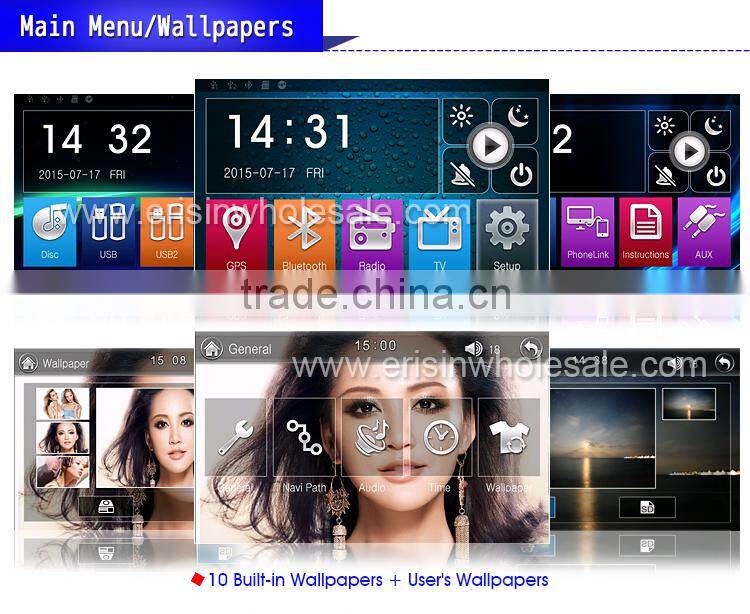 Erisin ES6536G 6.2" Car DVD with GPS Bluetooth AM/FM Radio