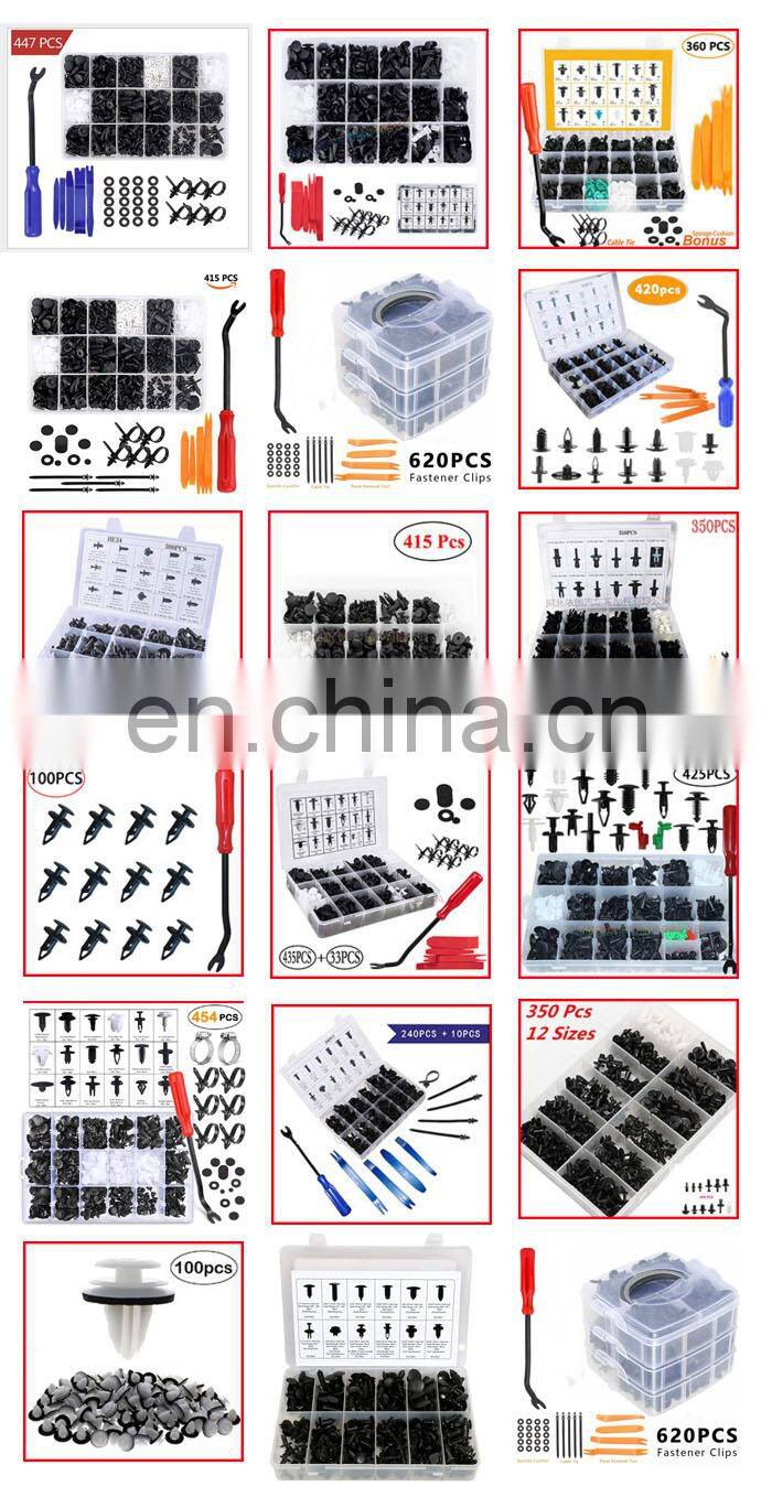 10pcs Car Wheel Arch Lining Splash Guard Trim Clips For Clio MK2