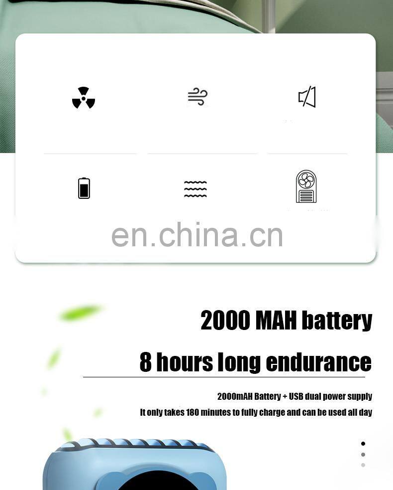 2021 Good quality and NEW style Plastic Portable Rechargeable USB Charging with Battery for Home Mini USB Fans