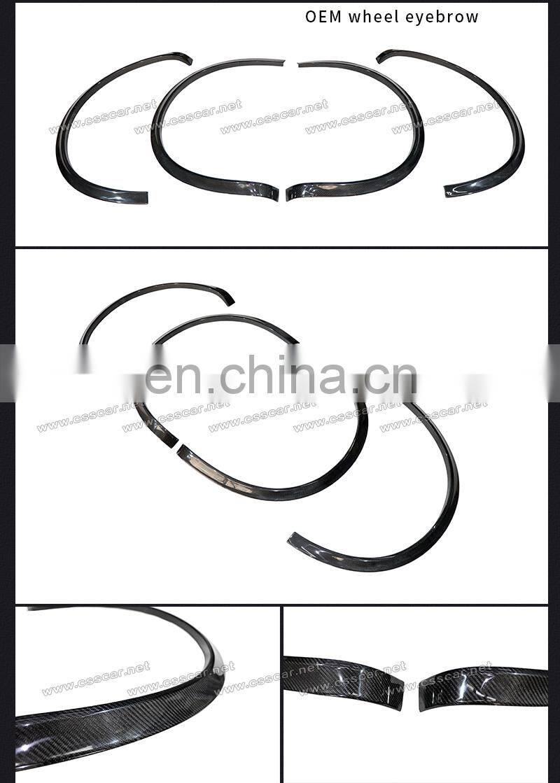 4 Pcs/Set Oem Style Carbon Fiber Fender Flares For Maserati Levante Carbon Parts