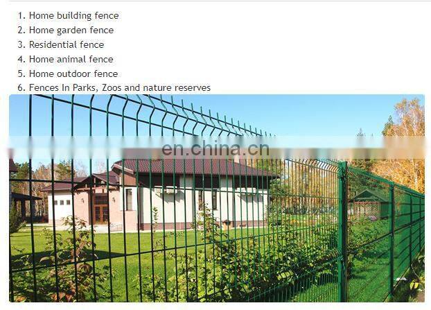 3D Galvanized and PVC Coated Welded Wire Mesh Fence