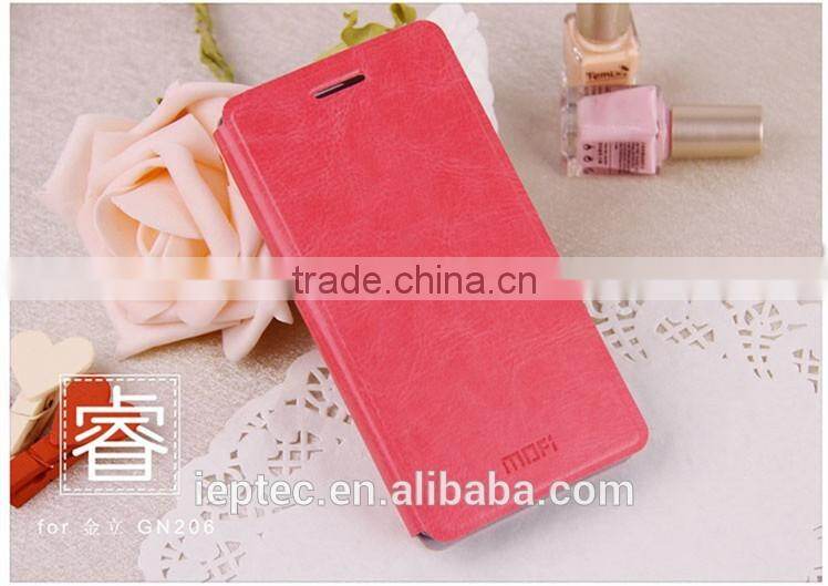 2016 MOFi Case Funda Celular Housing for Gionee V188 , Handset Coque Flip Leather Cover for Gionee V188S