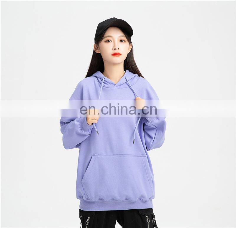 Wholesale Plain logo  Organic Cotton Men's Sweatshirt Blank Fleece Oversized Custom Unisex Men Hoodies