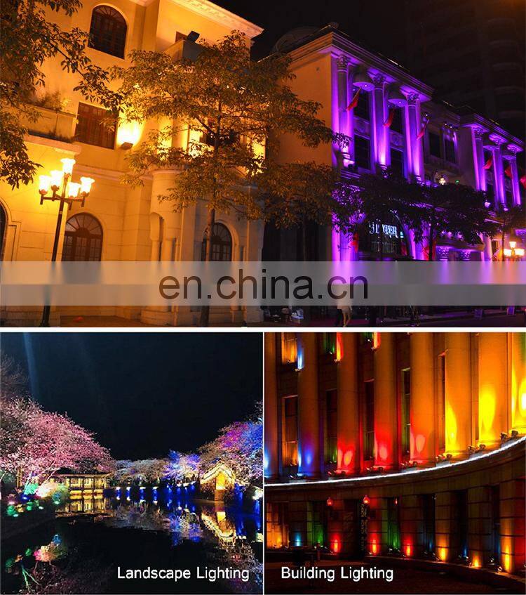 The Best price and quality offer 16 colors outdoor waterproof 20w 30w 50w RGB LED Flood light RGB remote led floodlight