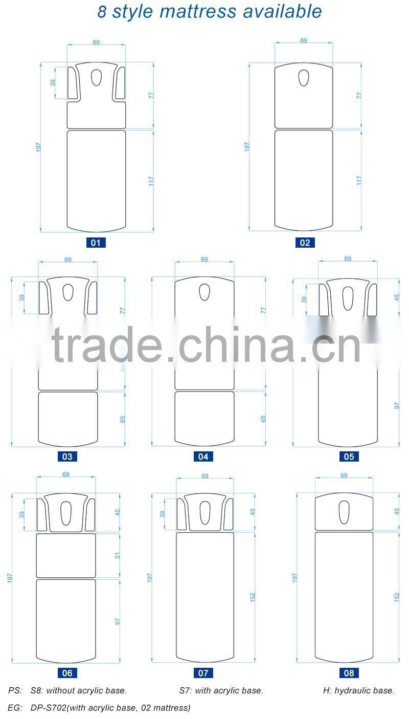 massage water bed beauty spa bed medical water bed