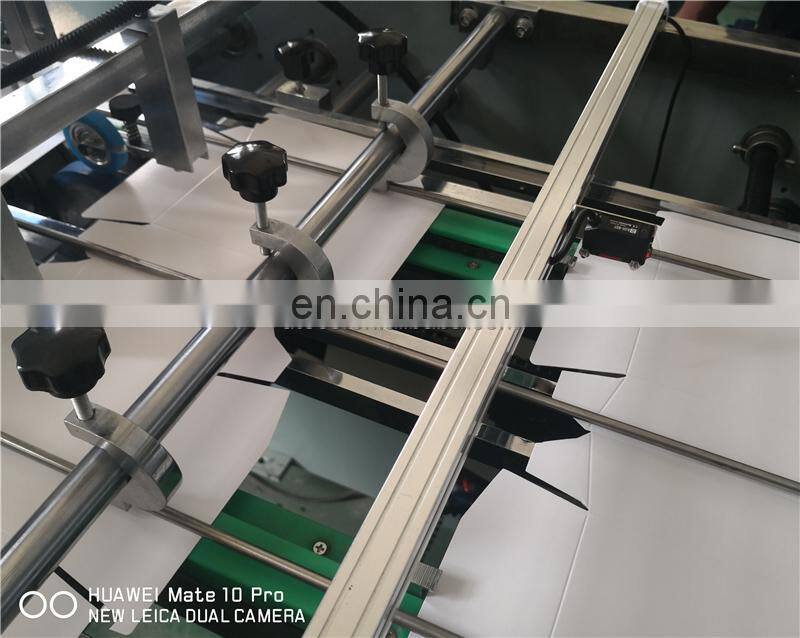 HBM800 Automatic disposable snack hotdog kraft Paper Box making machine, recycle fast food pizza packing box forming equipment