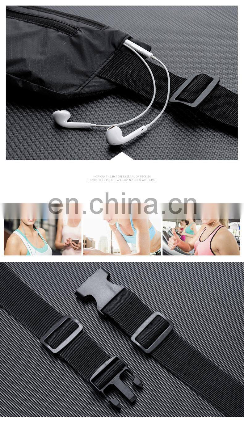 Sports waist bag men and women running mobile phone bag multifunctional waterproof fitness equipment small belt bag 2021 new fas