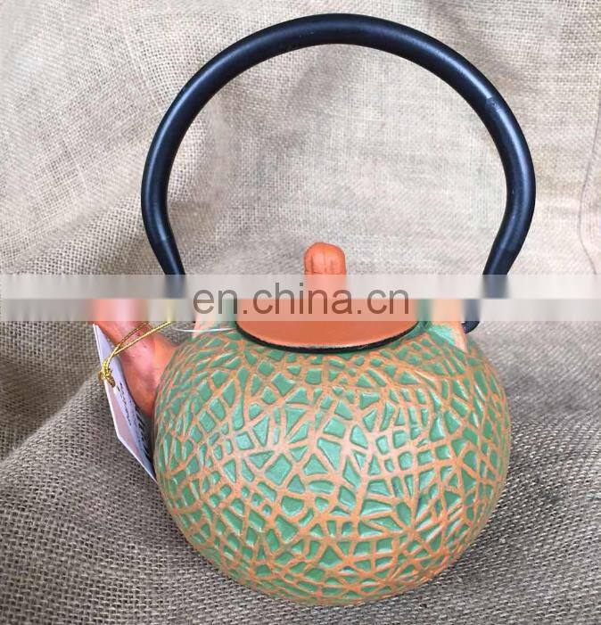 0.6L 0.8L mini teapot set strainer cauldron tetsubin japanese enamel chinese antique cast iron teapot