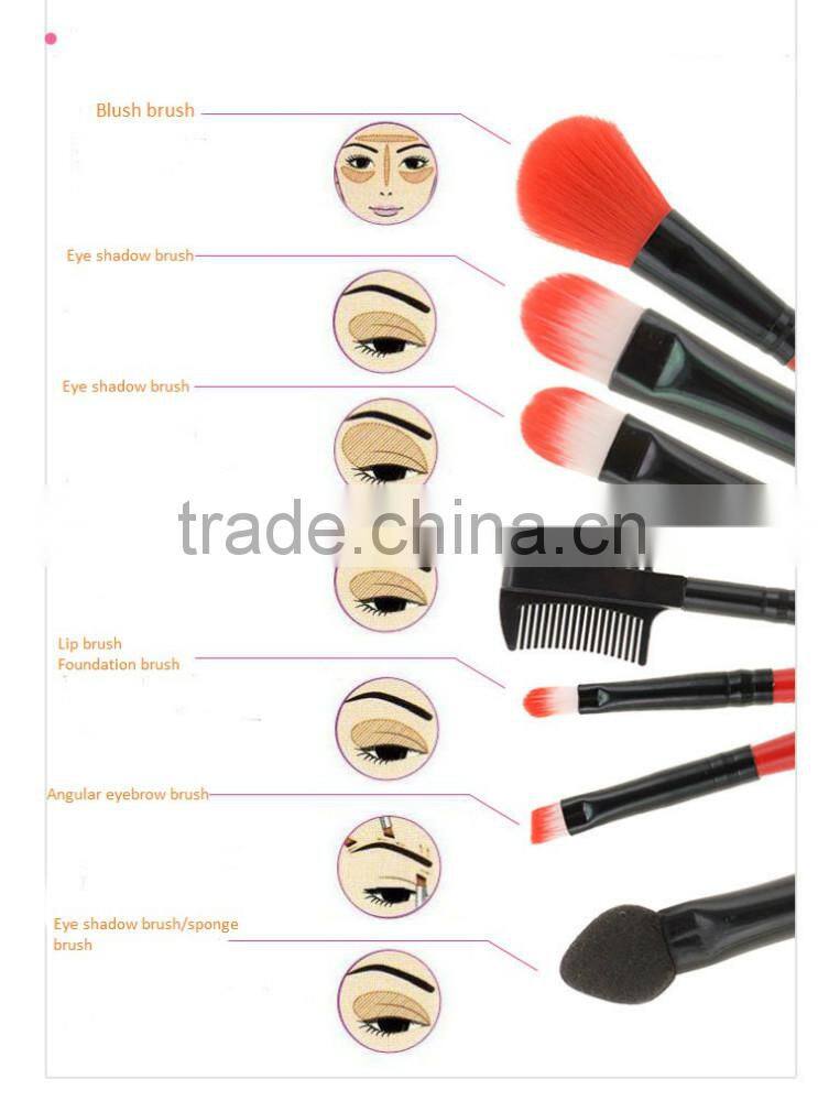 High quality starter set eyeshadow/eyeliner/crease/blending makeup brushes set