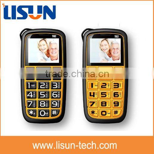 best selling 1.77 inch big voice gsm dual sim senior cell phone for elderly people with SOS button cheap price
