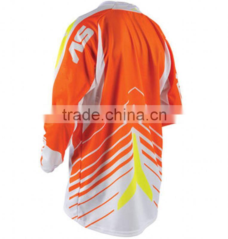 Sublimation printing custom racing bmx jerseys