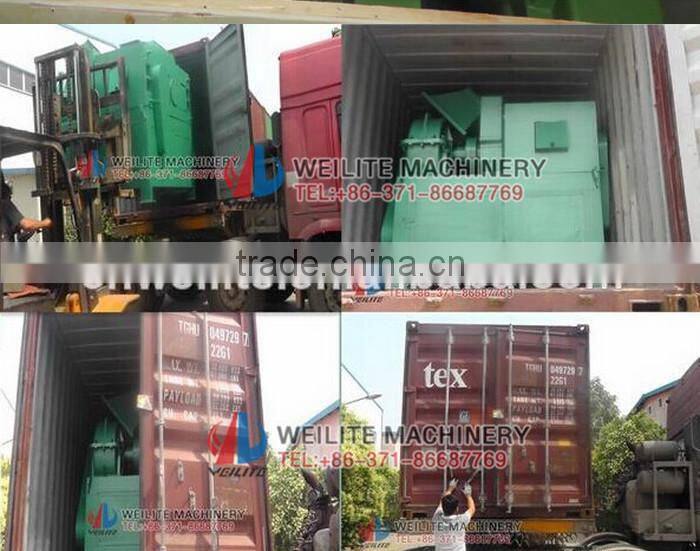 9Cr2Mn steel roller press round shape charcoal / peat / coal briquette making machine