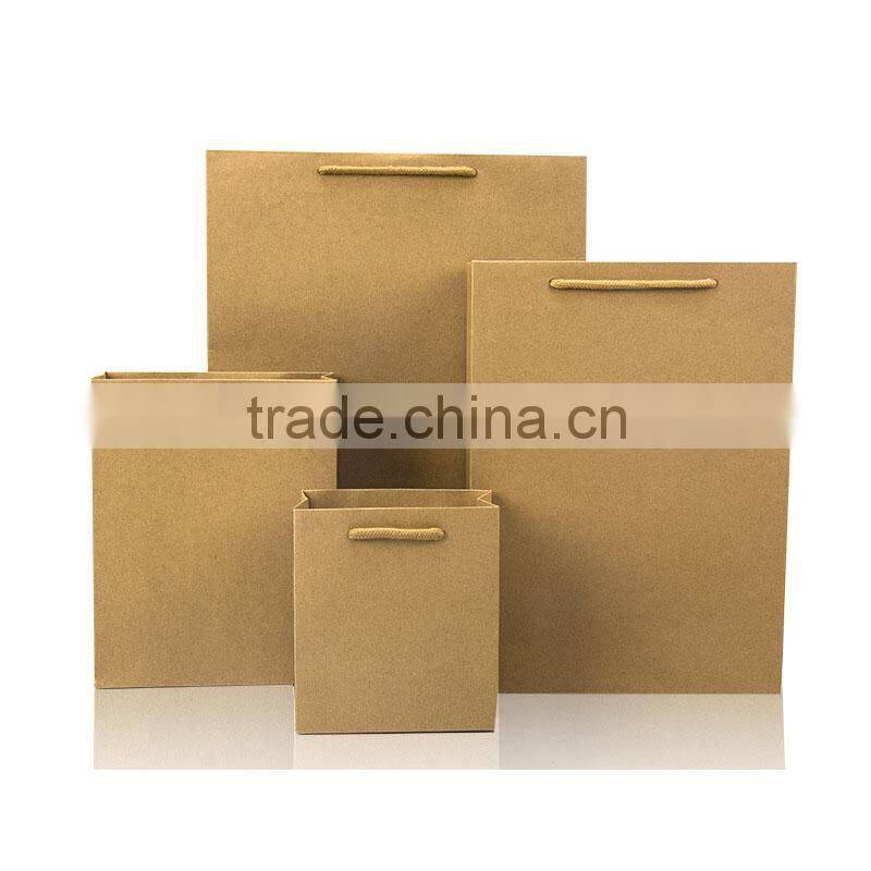 Custom printed full colors pantone bags printing brown paper kraft bag