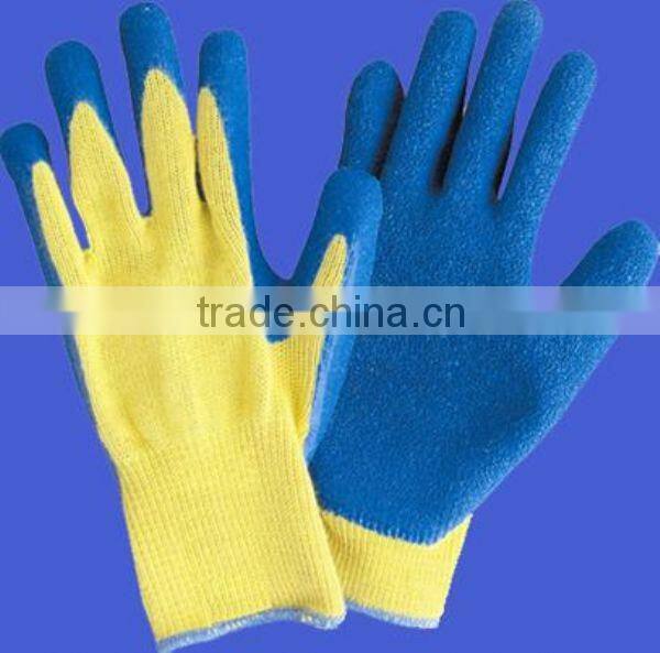 Anti-skidding coated latex gloves price