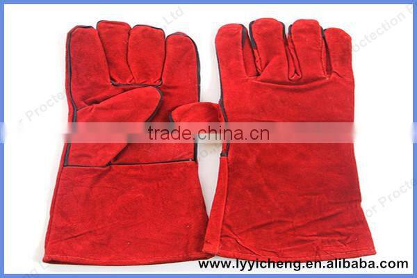 Reinforced palm welding gloves