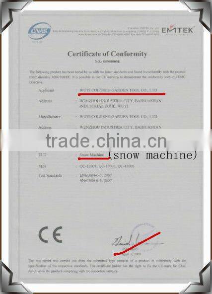 QICAI 13hp Loncin Snow Blower/Snow Thrower CE Approval