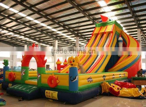 giant inflatable land slide for adult, winter slide for sale, commercial grade inflatable pvc slide