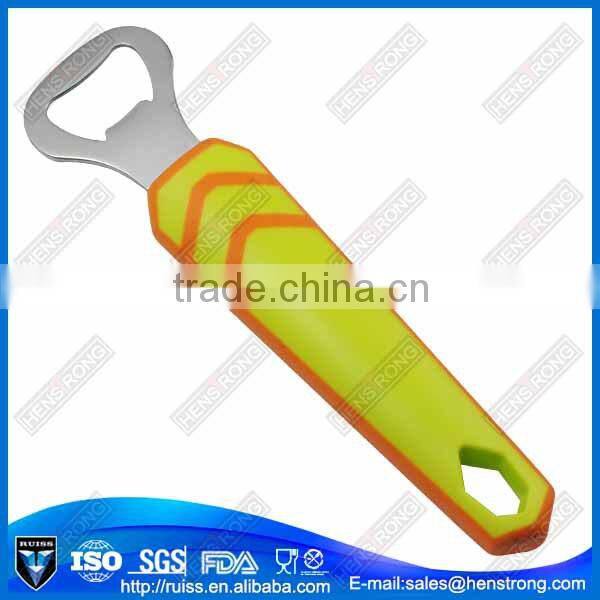 New design rubber handle bottle opener ,wine opener