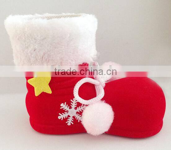 Gift Bag Xmas Decoration Christmas Santa Socks Stocking Red