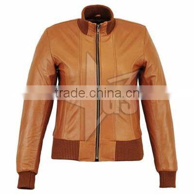 Hot Sale New Fashion And Style Women Jacket Red Leather Jacket For Women