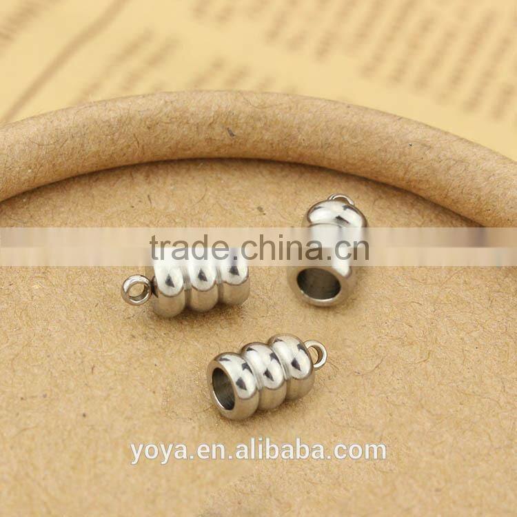 S839 for chain necklace, Stainless steel clasp crimp