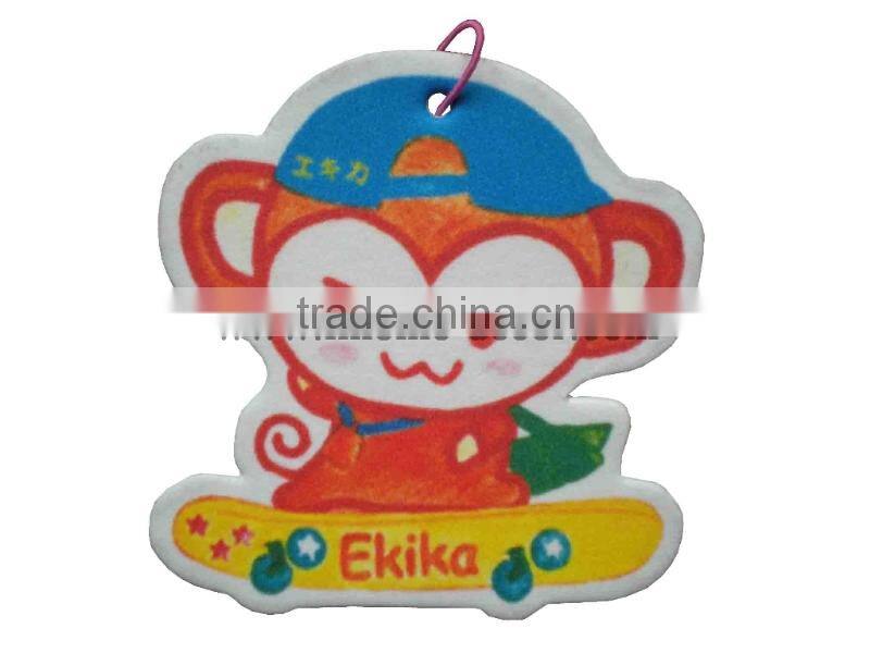 cheapest paper air freshener,hello kitty paper air freshener for car decoration &promotion gift