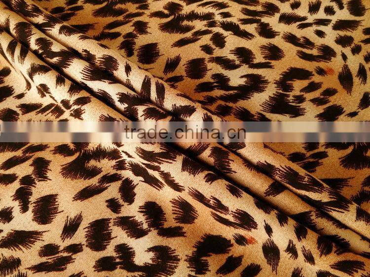 leopard print fabric for garment,dress