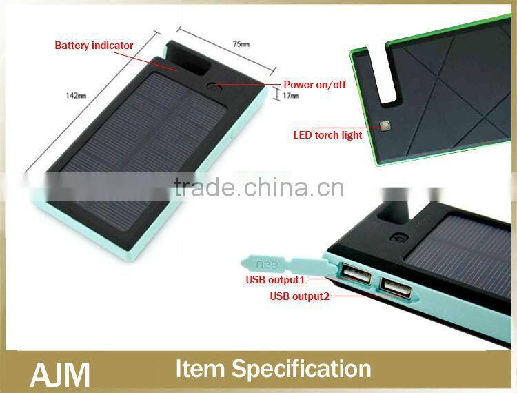 Popular Best selling products 4000 mah 5000mah solar power bank