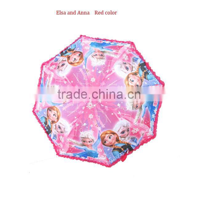 Hot sell foldable wholesale frozen umbrella kids