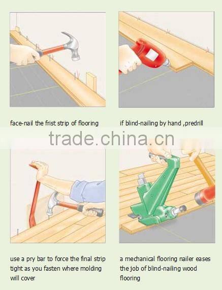Parquet flooring kempas from southeast asian