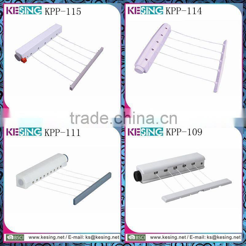 Single line plastic retractable clothesline