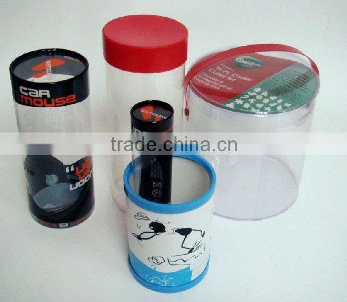 2012 new fashionalbe package-clear cylinder tube