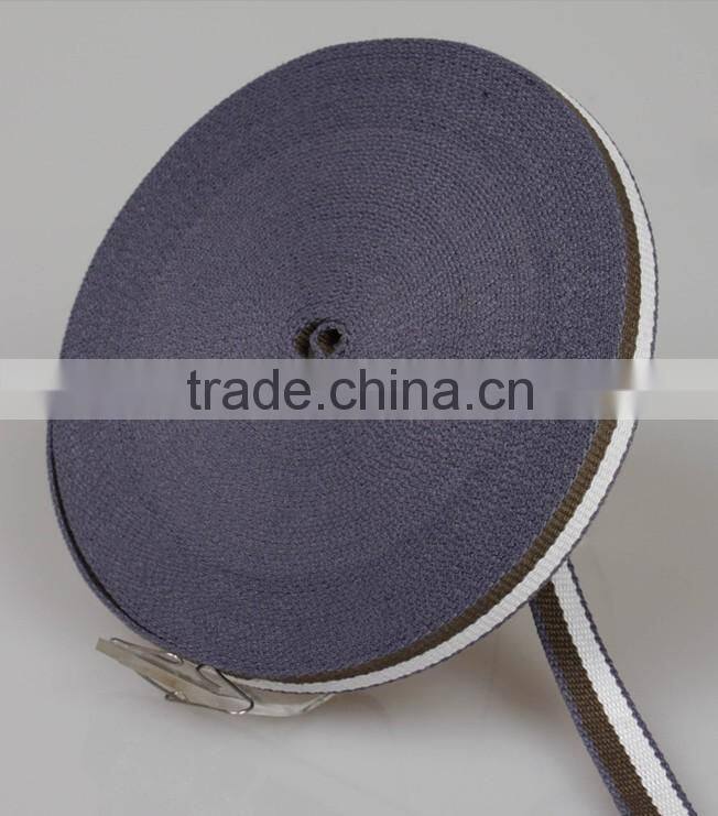 1.4cm mixed color polyester webbing, 1 inch Nylon Webbing for Beach Chairs