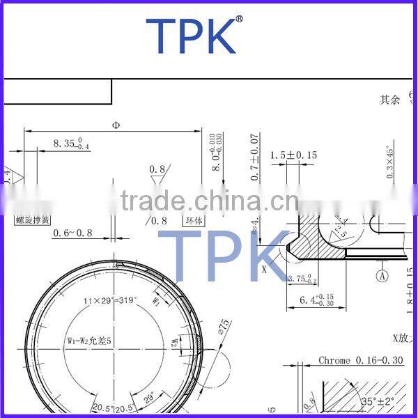 NT855 piston ring set, 3801056 4089810