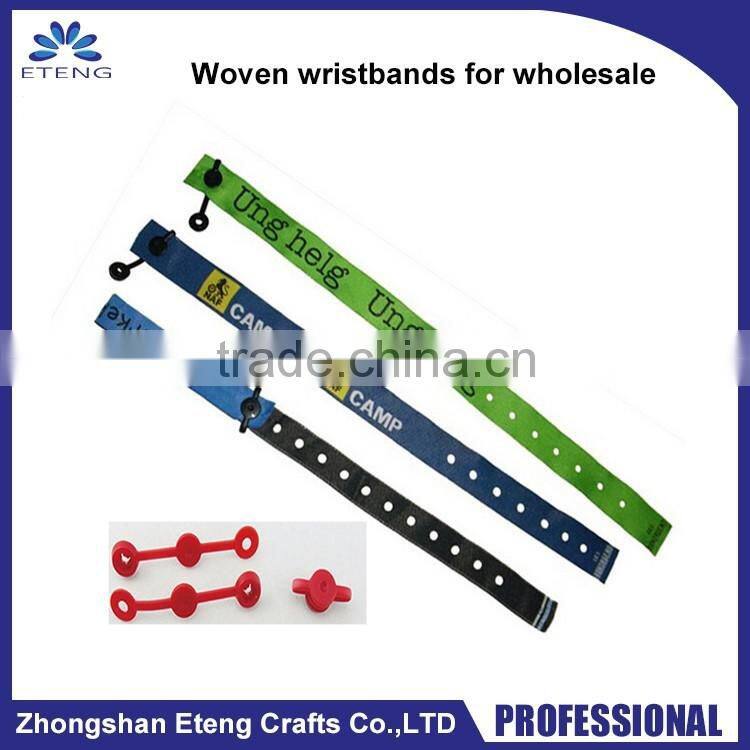 fashion custom fabric bracelets,cheap custom woven wristbands
